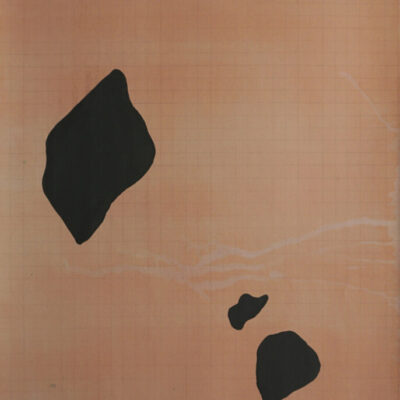 <p><em>Hier la pluie</em>, encre, graphite et sérigraphie, 100x70cm</p>
